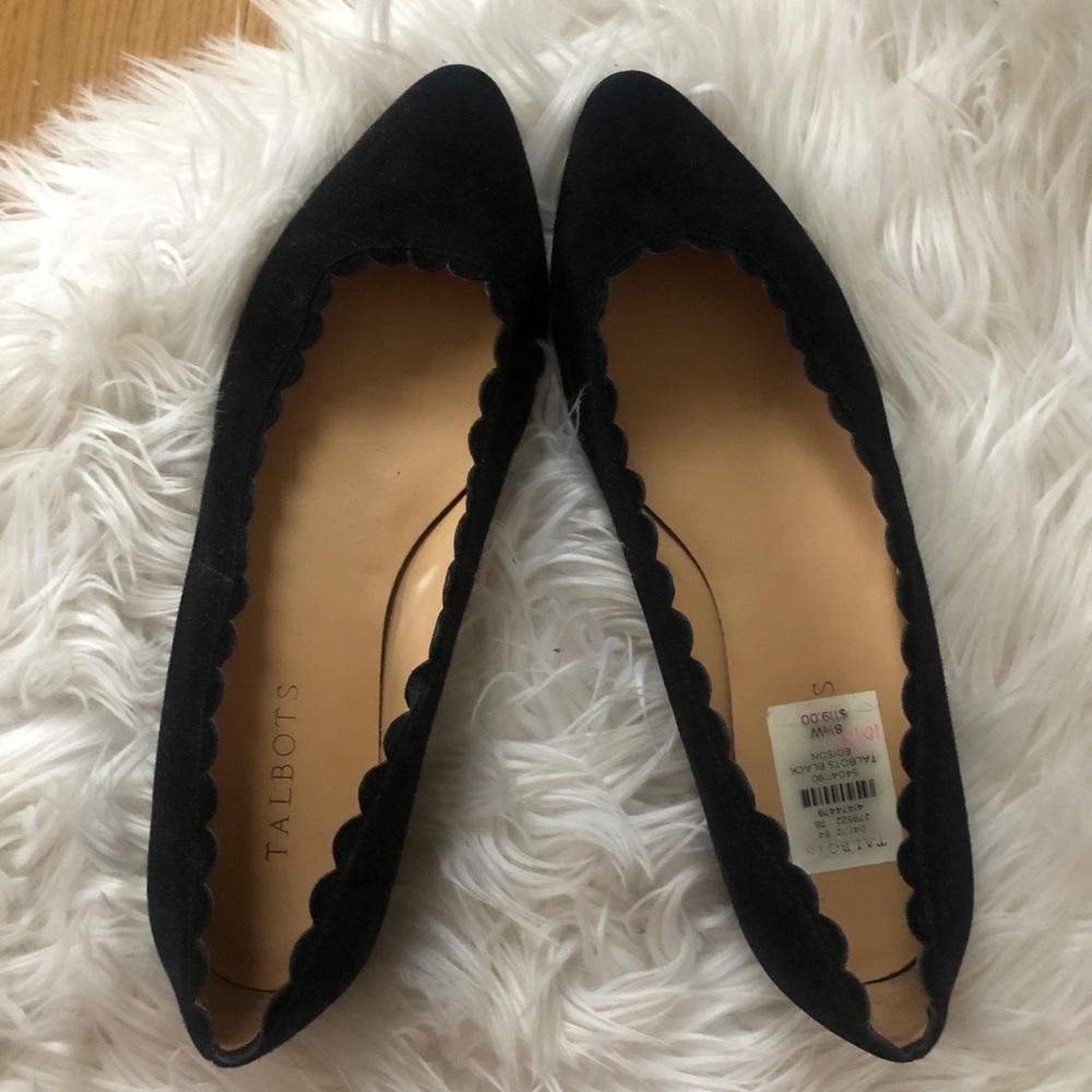 Talbots Black Ballet Flats